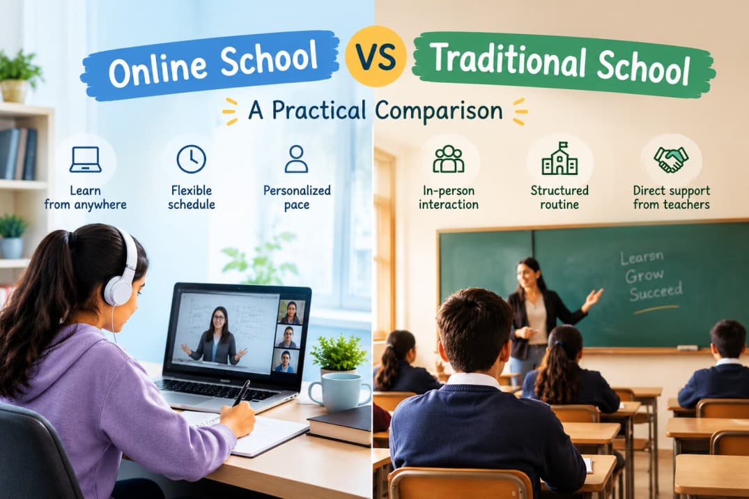 online-vs-traditional-school