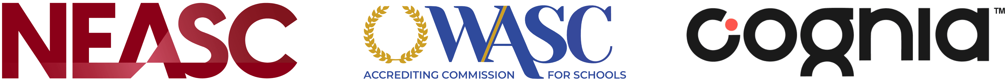 International Schooling accreditation and affiliation logos