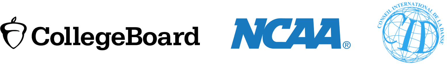 Recognitions including NCAA, College Board, and CID