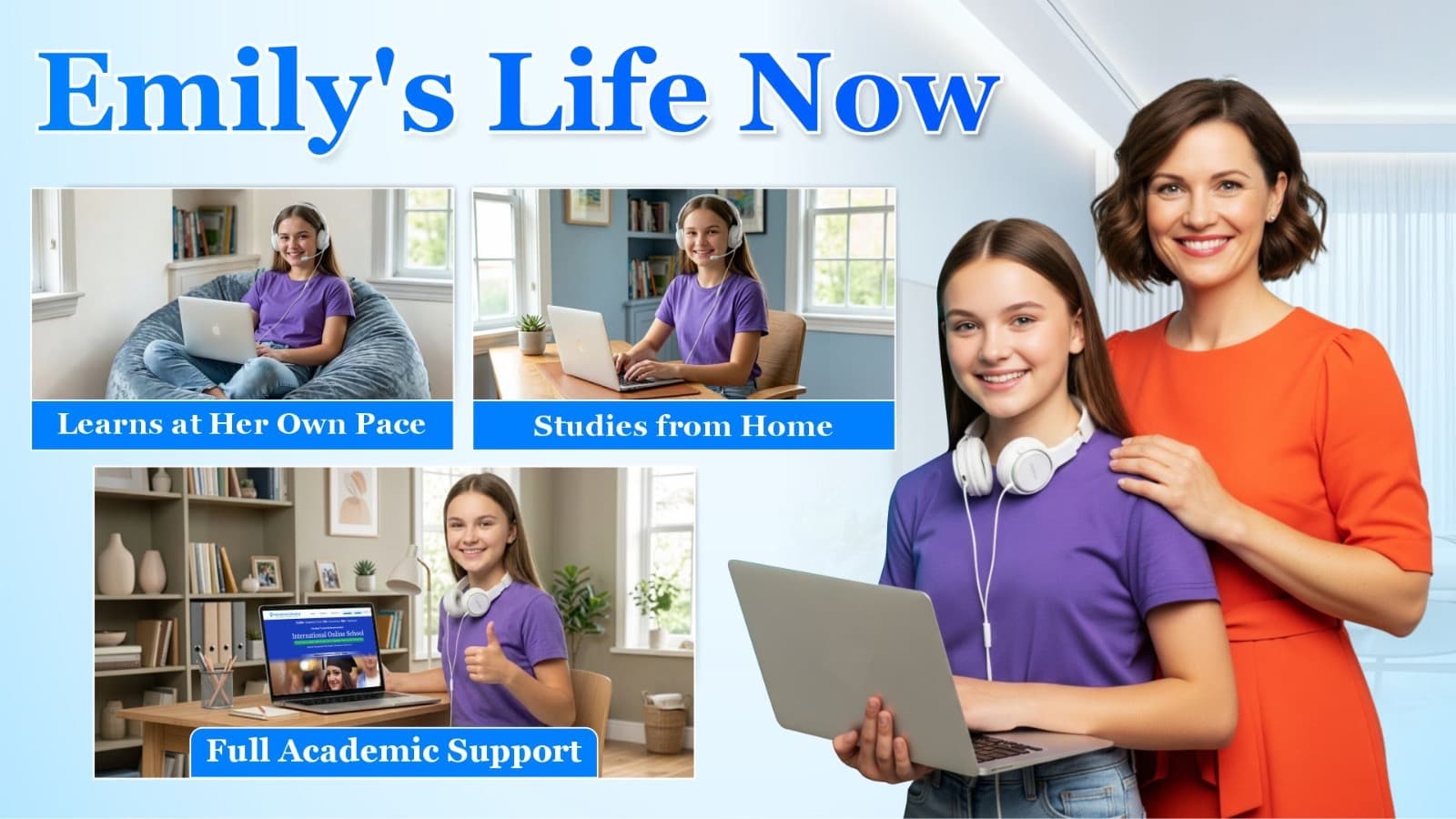 Student experiencing flexible learning