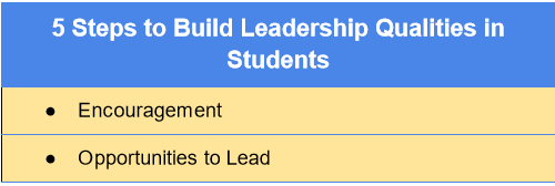 5 étapes pour développer les qualités de leadership chez les étudiants